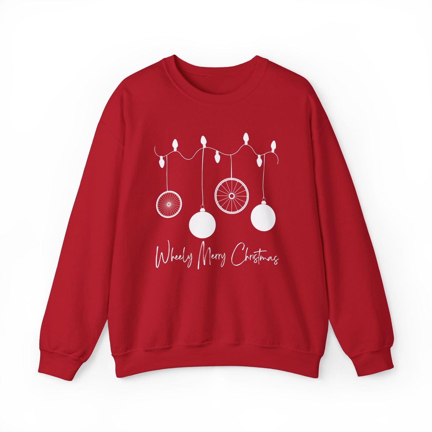 Sweatshirt Christmas Bike Lovers and Crhistmas balls