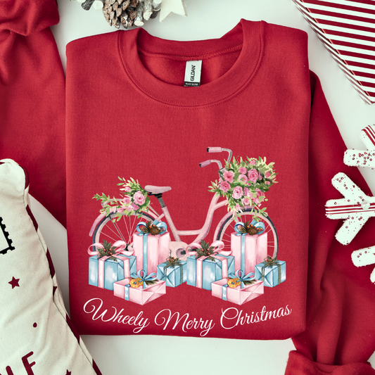 Sweatshirt Christmas Bike Lovers