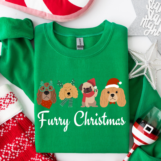 Unisex Sweatshirt Furry Christmas