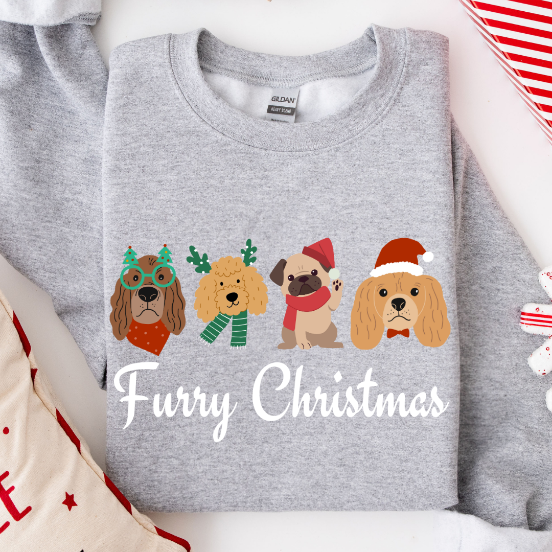 Unisex Sweatshirt Furry Christmas